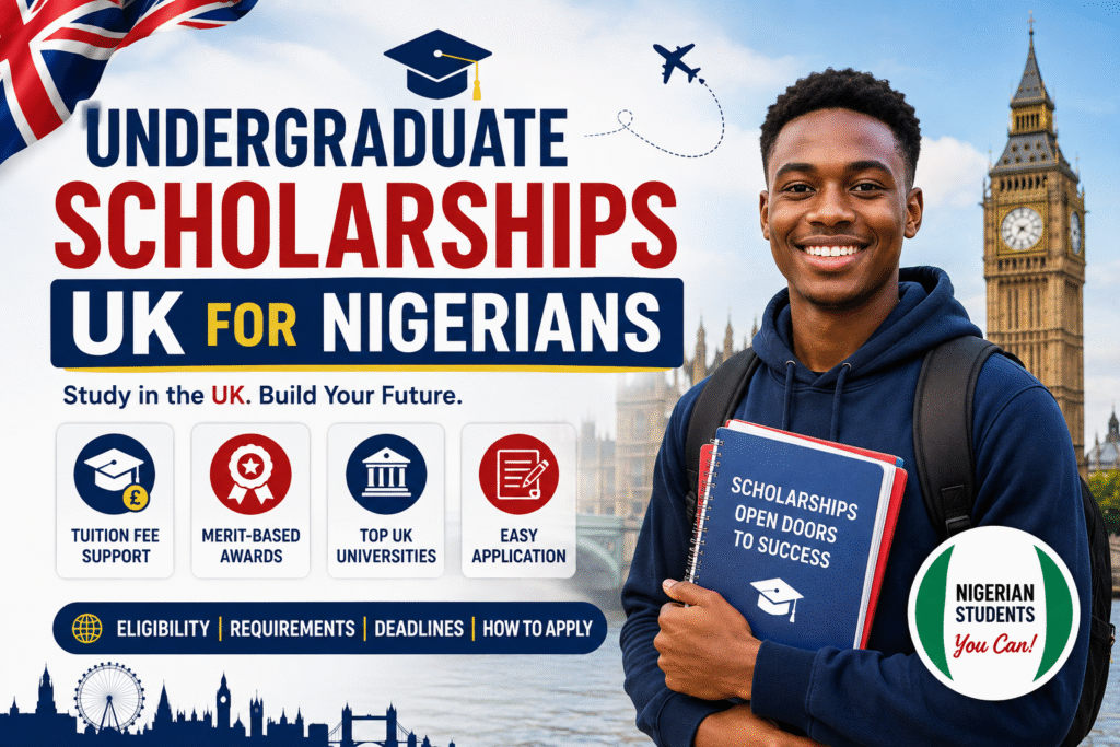 Undergraduate Scholarships UK for Nigerians: 2026 Guide to Scholarships, Eligibility and How to Apply.