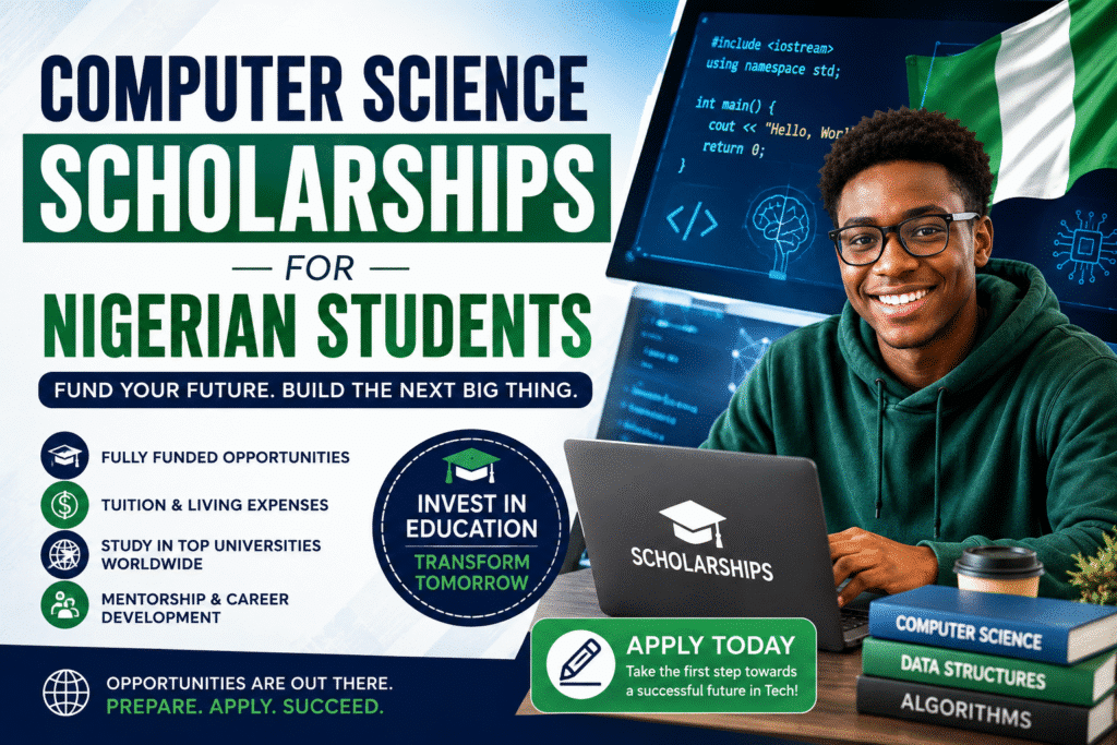 Computer Science Scholarships for Nigerian Students: