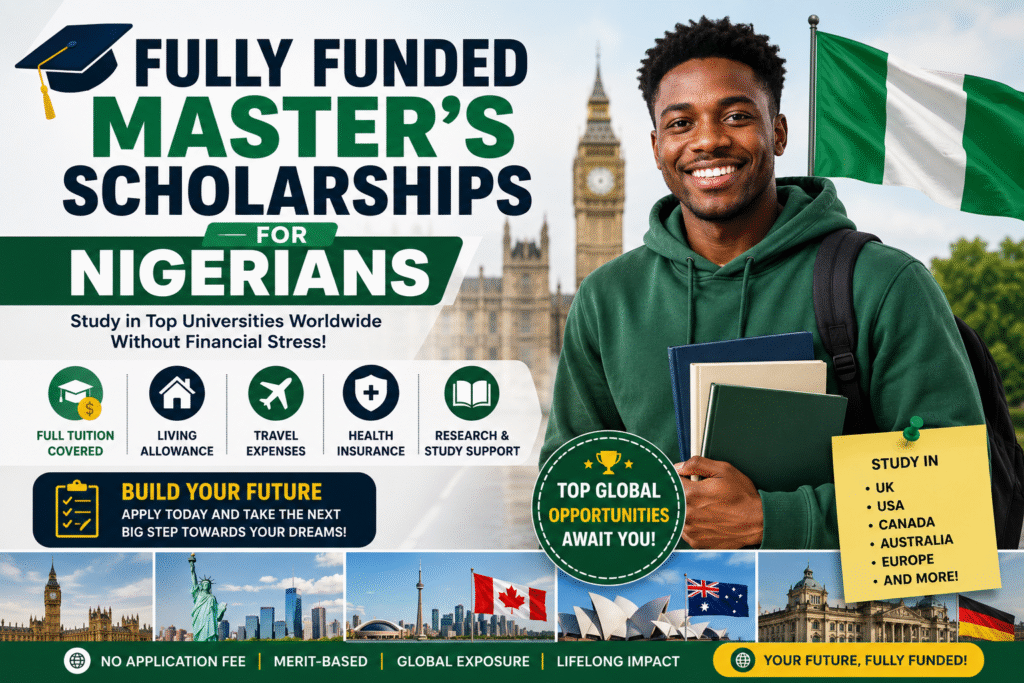 Fully Funded Master's Scholarships for Nigerians