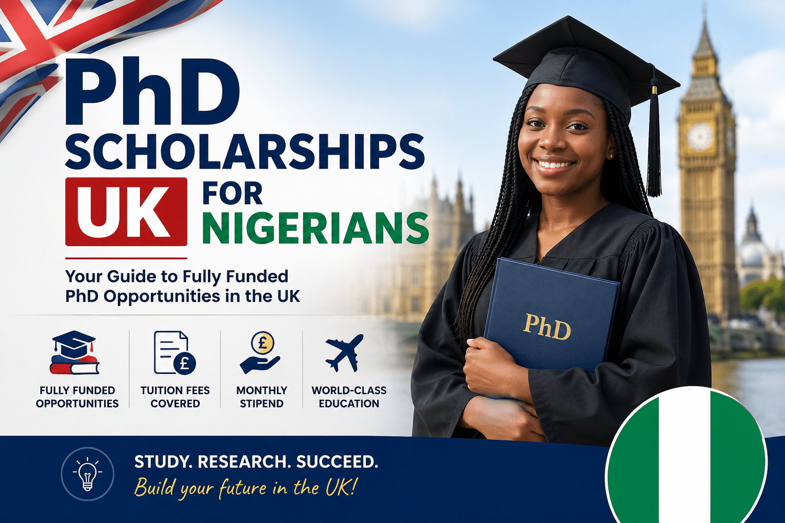 PhD scholarships UK for Nigerians