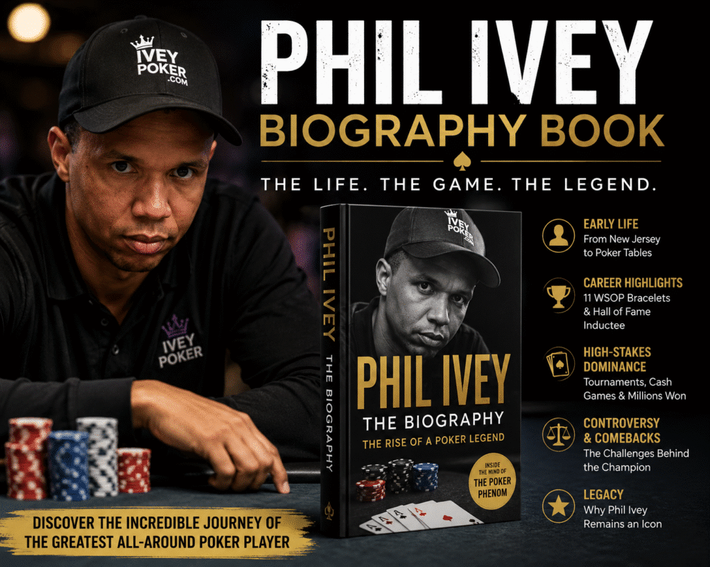 Phil Ivey Biography Book: