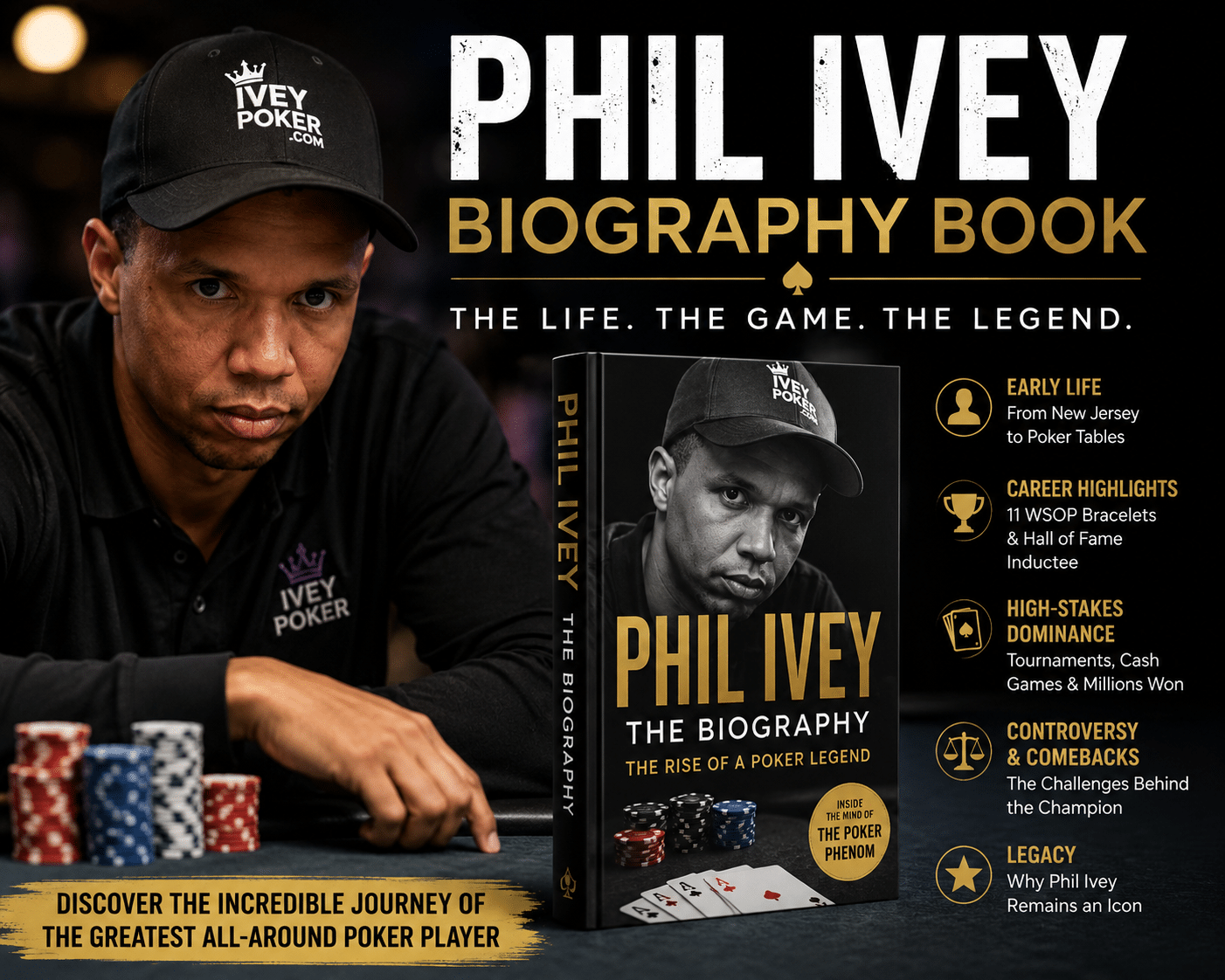 Phil Ivey Biography Book