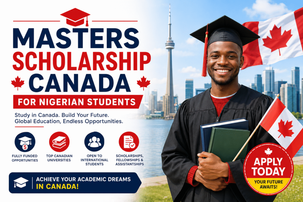 Master's Scholarship Canada for Nigerian Students: Complete Guide to Scholarships, Eligibility and Applications in 2026 2 Master's Scholarship Canada for Nigerian Students: