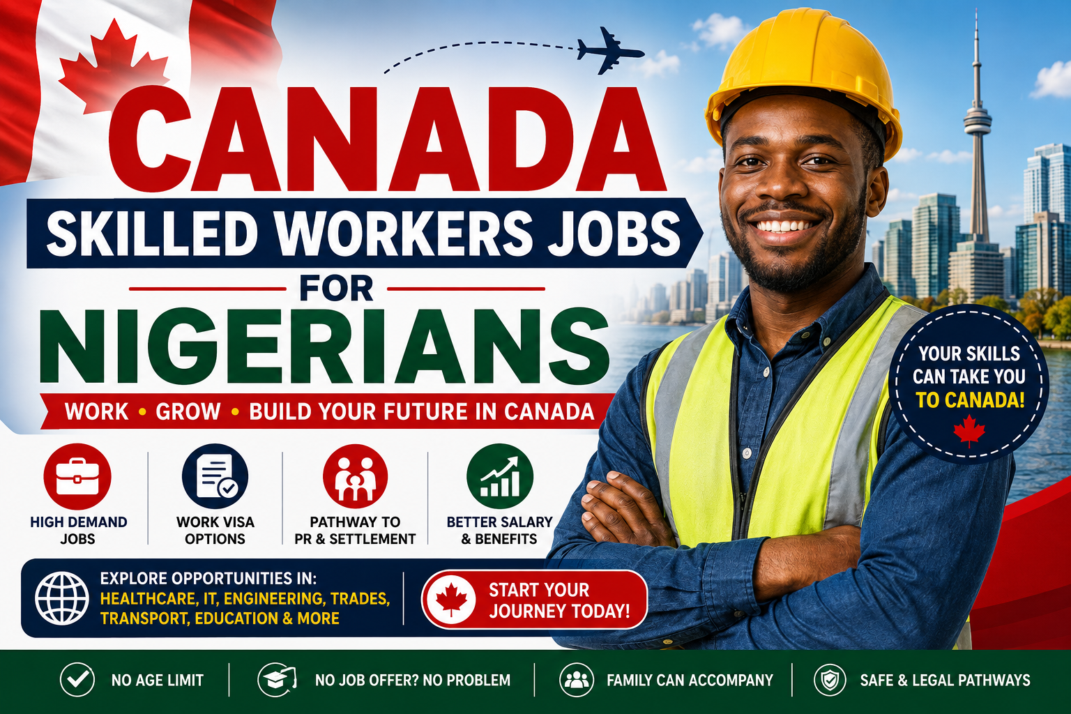 Canada Skilled Workers Jobs For Nigerians: