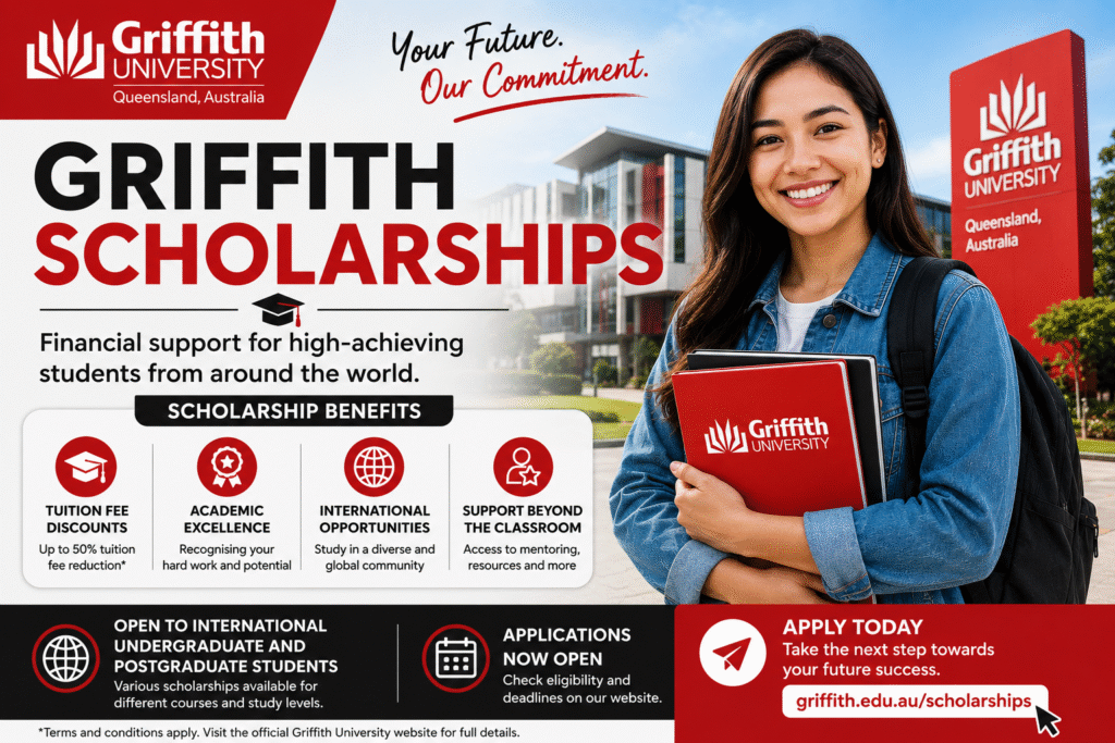 Griffith Scholarships 2026/2027: Eligibility, Benefits, Requirements and How to Apply 2 Griffith Scholarships 2026/2027