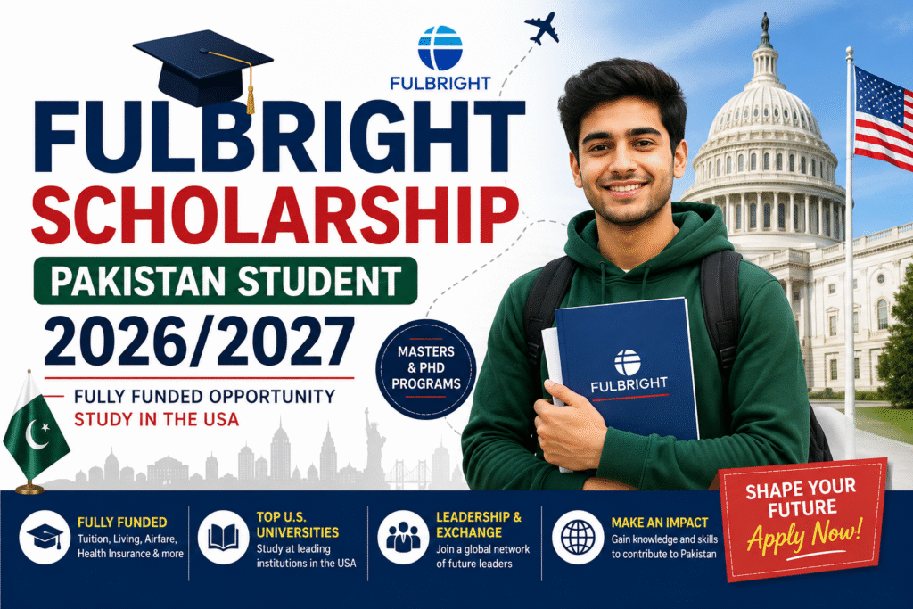 Fulbright Scholarship Pakistan Student 2026/2027