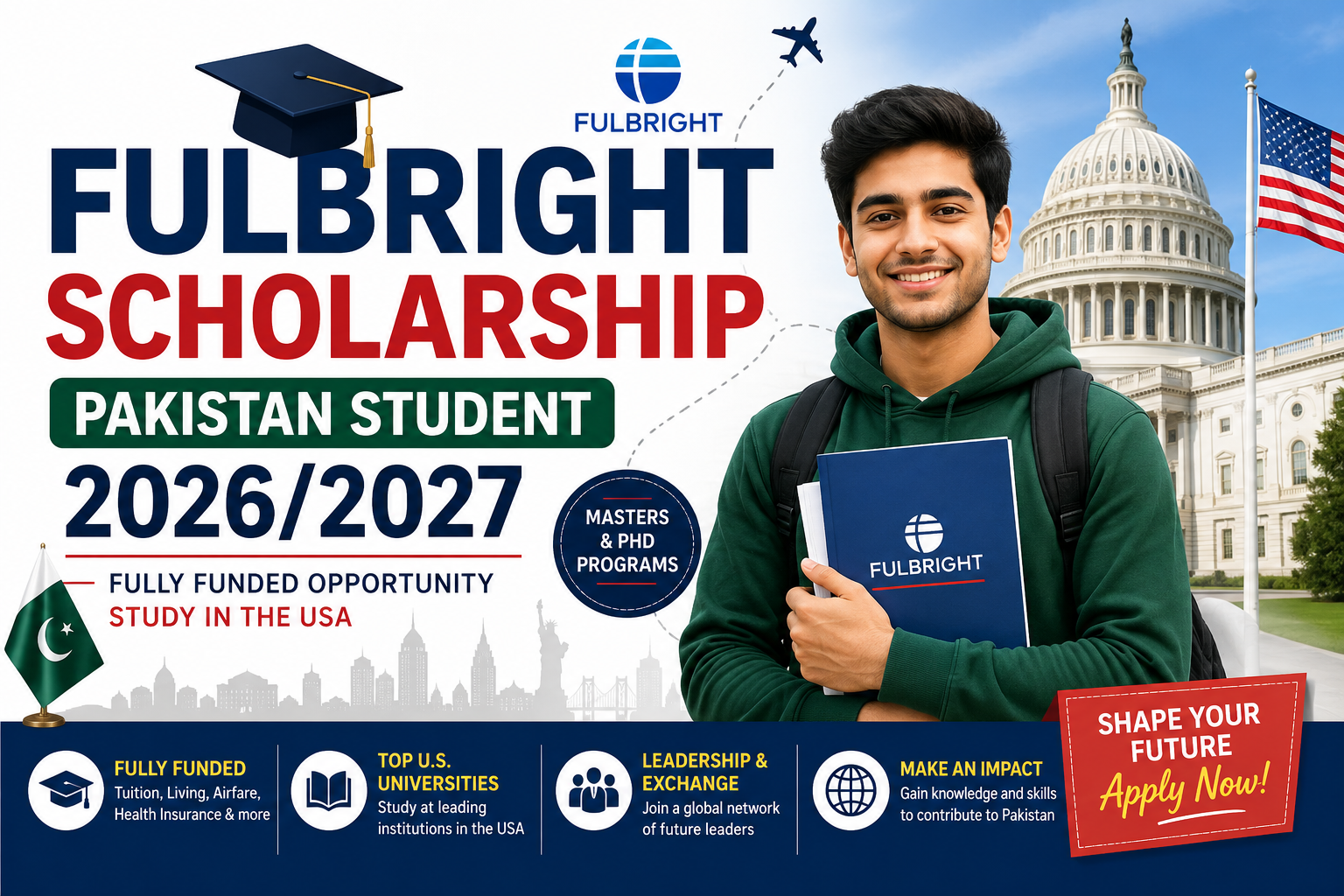 Fulbright Scholarship Pakistan Student 2026/2027
