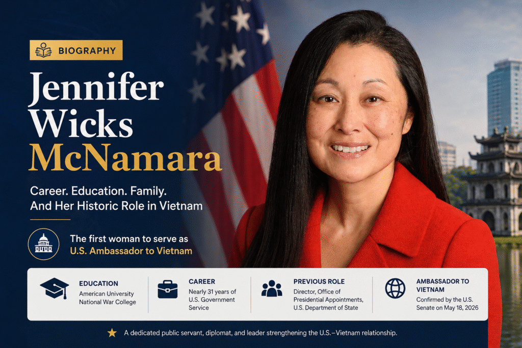 Jennifer Wicks McNamara Biography: Career, Education, Family and Ambassador Role 2 Jennifer Wicks McNamara Biography