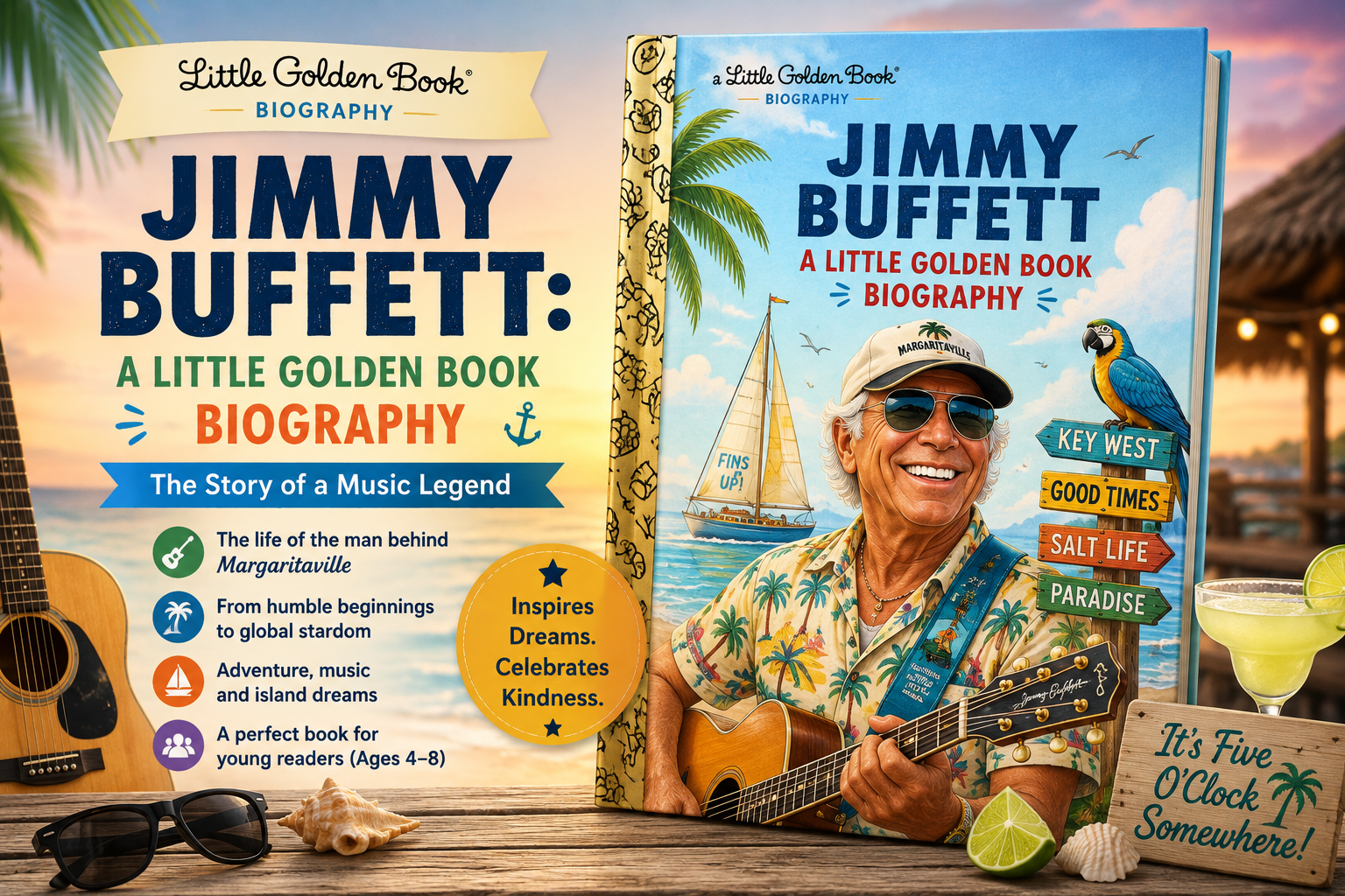 Jimmy Buffett: A Little Golden Book Biography