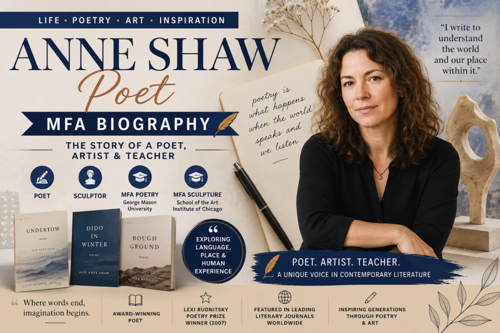 Anne Shaw poet MFA biography