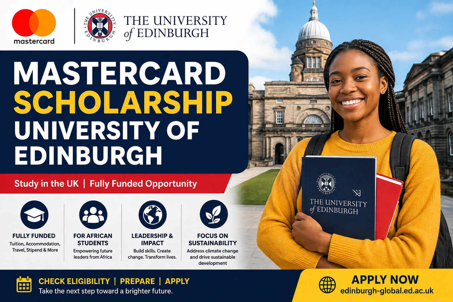 Mastercard Scholarship University of Edinburgh: