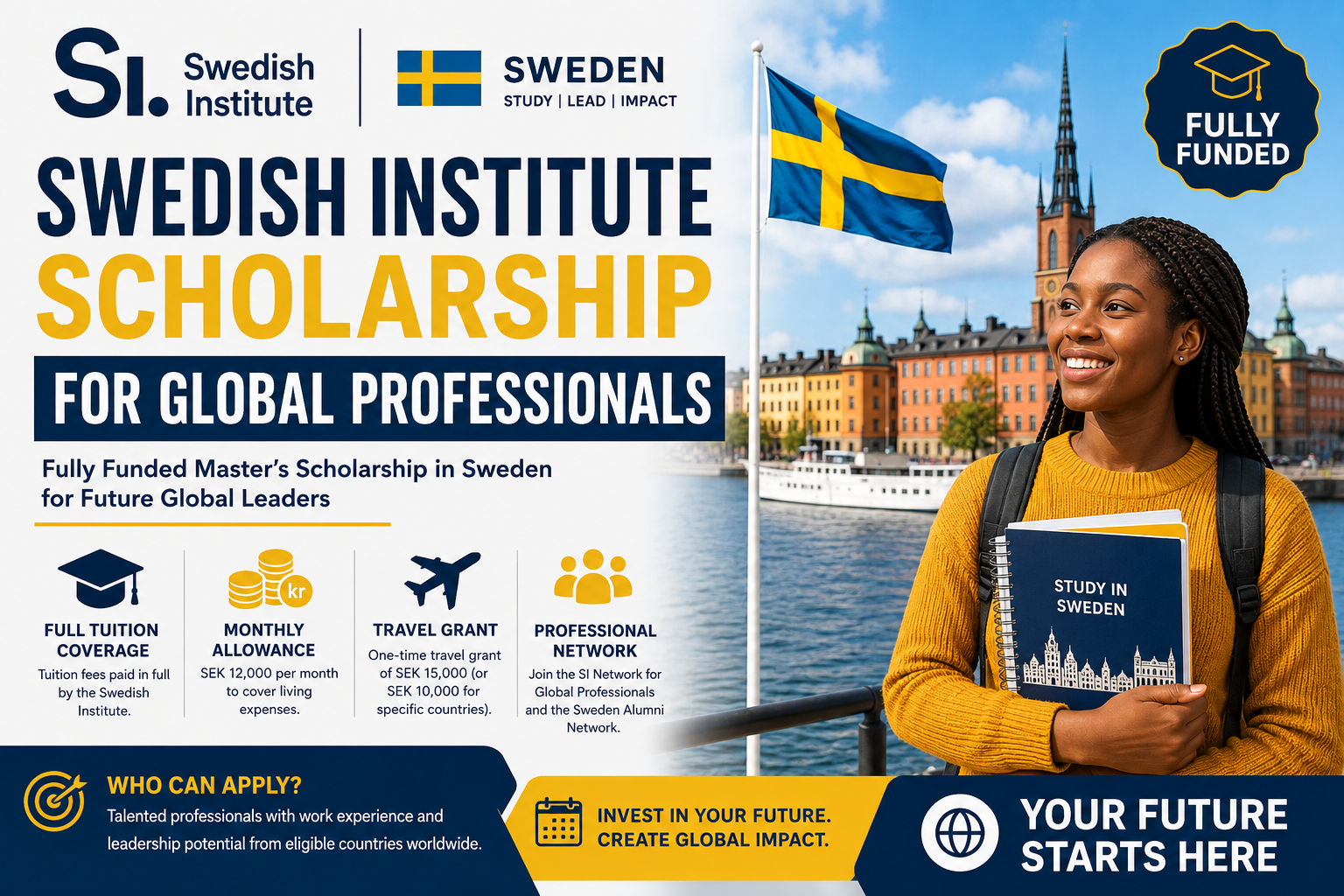 Swedish Institute Scholarship for Global Professionals