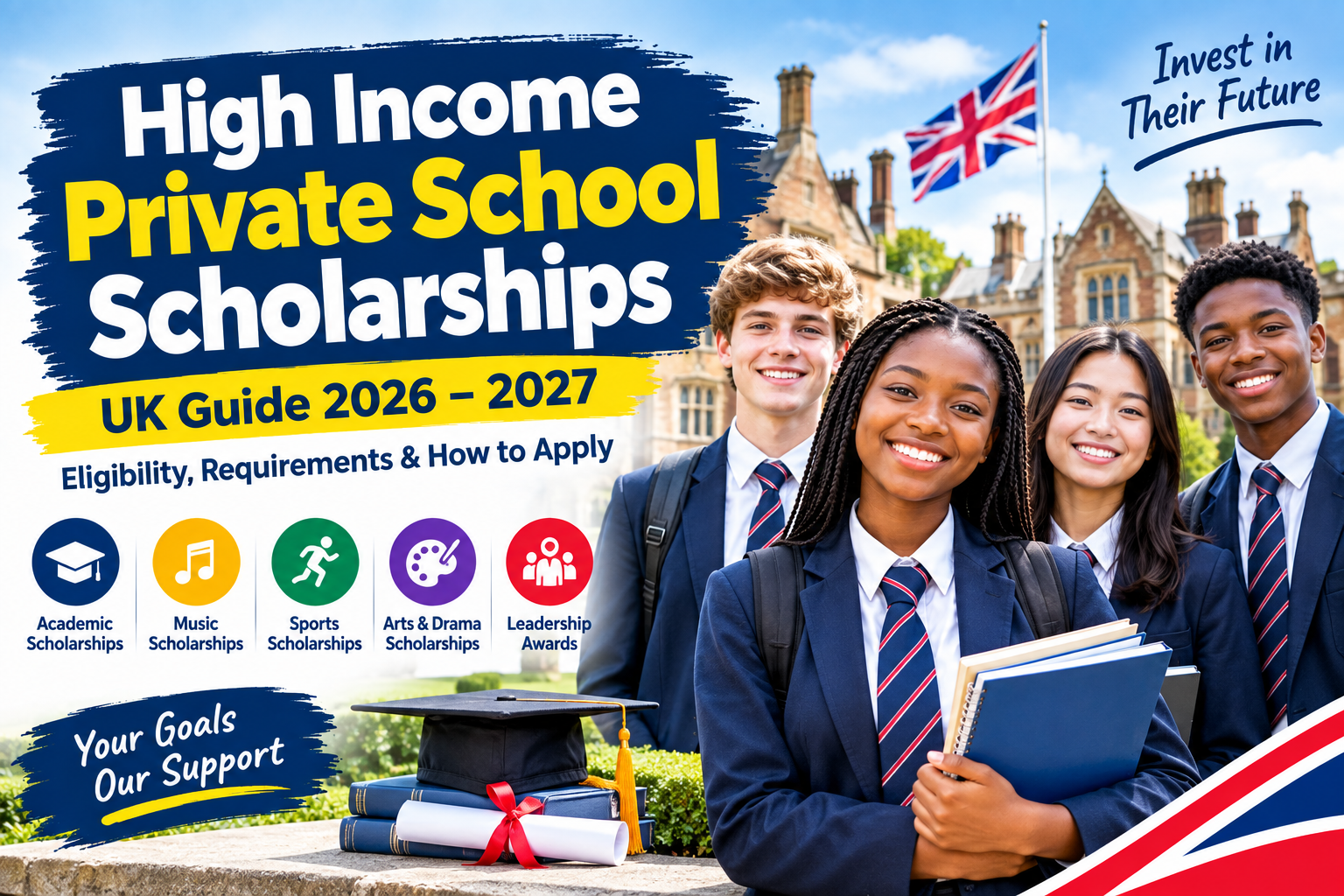 High income private school scholarships